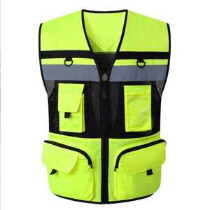 Nouveau Design coton gilet hommes solide gilet 100% réfléchissant sécurité qualité tissu hommes Construction gilet à vendre - Product Image 1