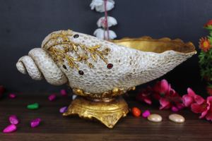 Cuenco Decorativo de Resina Multicolor Hecho a Mano con Diseño Art Deco de Nirmala Handicraft para Decoración del Hogar, Regalos de Inauguración, Cumpleaños y Más - Product Image 2