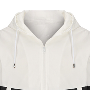 Ensemble de survêtement à capuche pour homme, color block, manches longues, fermeture éclair, pantalon de jogging sportif, respirant, léger, pour le printemps - Product Image 5
