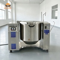 Machine de cuisson industrielle Bouilloire chemisée Bouilloire électrique commerciale à gaz inclinable Casserole à ébullition Équipement de cuisine pour cantine