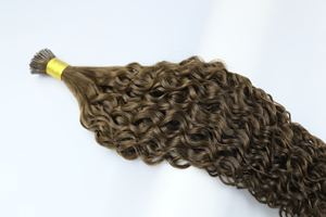 SHY I Tip Virgin European Hair Extensions Machine Double Trame Droite Brun Blonde 1 g/pcs Toutes Les Couleurs Convient Salon - Product Image 6