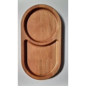 Plateau de service en bois minimaliste pour les intérieurs modernes, offrant un design épuré et un service pratique - Product Image 3
