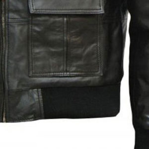 Veste en cuir haut de gamme OEM pour hommes avec col en fourrure Vestes en cuir de mode quantité minimale de commande bas de haute qualité grande taille - Product Image 6