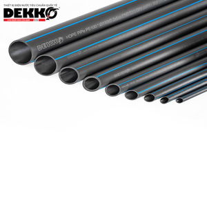 Dekko HDPE Pipe D160 PN25 Noir Durable Tuyau d'alimentation en eau à haute pression 6.2mm d'épaisseur de paroi Anti-UV Non-Toxique Garantie de 50 ans - Product Image 6