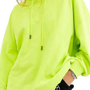 Haute qualité 100% coton polaire à capuche pour les femmes personnalisé à manches longues pull sweat hiver gros soie sweats à capuche pull - Product Image 2