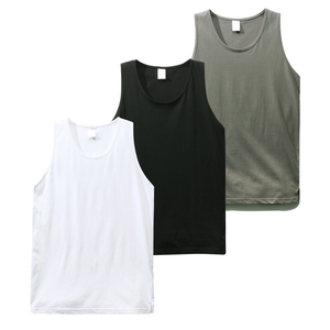 Débardeur en coton absorbant la sueur prix de gros gilet lavé à la main vêtements d'hiver doux au toucher pour hommes fabricant d'origine - Product Image 2