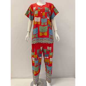 ชุดนอนสองชิ้นสำหรับผู้หญิงชุดนอนแขนสั้นสำหรับผู้หญิงชุดนอนสำหรับใช้ในชีวิตประจำวัน - Product Image 1