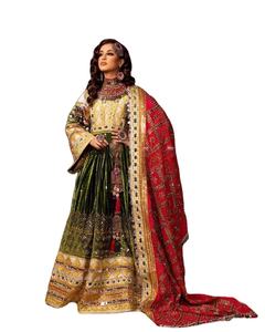 Elegante vestido de fiesta nupcial de estilista afgano MOQ bajo en línea con precios razonables Hit Design para la venta - Product Image 1