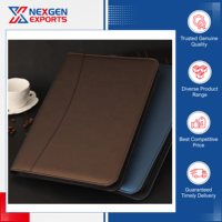 Nexgen Exporta Portafolios de Piel Sintética de Alta Calidad, Modernos y de Lujo, con Clip, Tamaño y Color Personalizables, Opción de Logotipo Personalizado