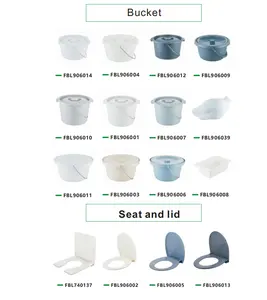 Chaise de toilette confortable Extra Large à hauteur réglable, fauteuil de toilette robuste avec siège Extra Large