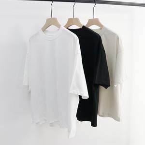 T-shirt unisexe en coton 100% respirant, surdimensionné, imprimé graphique écologique, taille plus, service OEM de conception personnalisée, tendance de la rue - Product Image 1