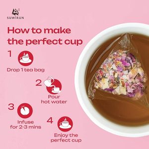 Té de Rosas Orgánico, 10 Bolsitas de Té de Flores, Té Natural de Tailandia, Sin Azúcar ni Conservantes, Bebida Saludable Premium, 12 Meses de Duración - Product Image 4