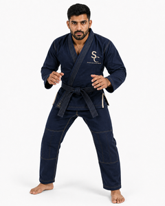 Professional BJJ Kimono Uniform Custom Embroidery Logo Martial Arts Training Competition Suit 100% Cotton Breathable Wholesale - Product Image 5