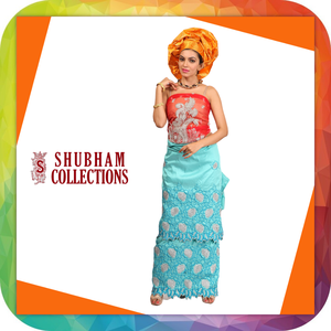 Vente chaude de qualité supérieure fait à la main africain George véritable dentelle taffetas matériel directement exporté du fabricant mariages - Product Image 2