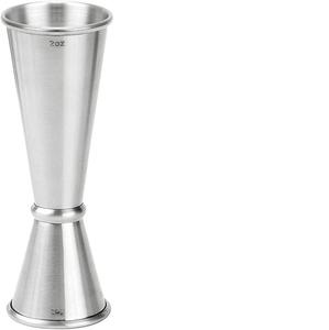 Vente entière Jigger en métal gravure blanc Cocktail Jig Machine mesure tasse en verre pour maison Restaurant hôtel - Product Image 6