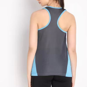 Camiseta sin mangas de gimnasio para mujer de alta calidad transpirable y cómoda para correr y hacer ejercicio, ideal para ropa activa al por mayor - Product Image 3