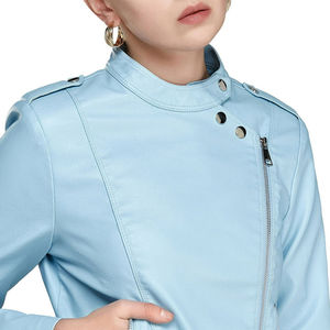 Chaqueta de Cuero Impermeable para Mujer, Estilo Cortavientos, Color Sólido, Última Colección, Chaqueta de Cuero para Mujer para Uso en Exteriores - Product Image 4