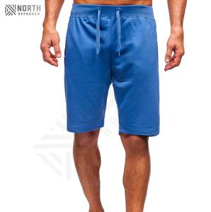 Shorts de sport légers pour hommes en toile de haute qualité polyester/coton, taille élastique, séchage rapide, logo personnalisé, taille sur mesure - Product Image 1