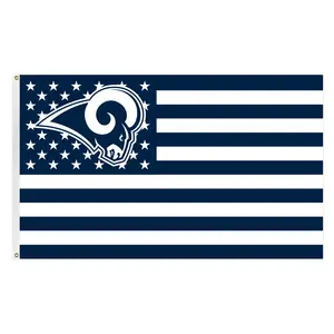 2024 tissu personnalisé 3x5ft NFL Club Buffalo Bills équipe drapeaux Rugby San Francisco 49ers bannière