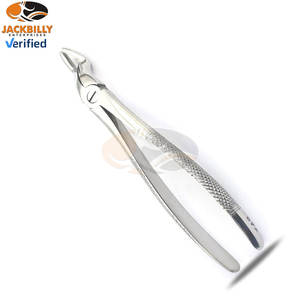 Pince d'extraction dentaire manuelle Premium # 67A motif anglais acier inoxydable de haute qualité certifié MOL dentaire professionnel - Product Image 5