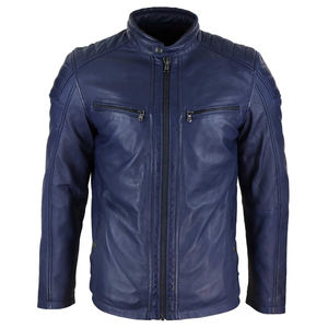 Chaqueta de Invierno para Hombre, Personalizada con Logotipo, Diseño Propio, con Capucha, de Lona y Cuero, Transpirable, con Logotipo Frontal, Estilo Urbano - Product Image 1