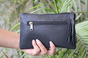 Pochette en cuir véritable faite à la main pour femmes, décontractée, promo - Product Image 5
