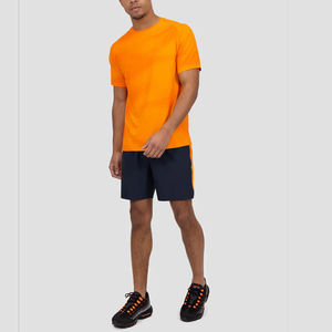 OEM ชุดเสื้อยืดและกางเกงขาสั้นสำหรับผู้ชายชุดฤดูร้อน2ชิ้นชุดวอร์มสำหรับผู้ชายชุดออกกำลังกายและชุดลำลองโลโก้ออกแบบได้ตามต้องการ - Product Image 4