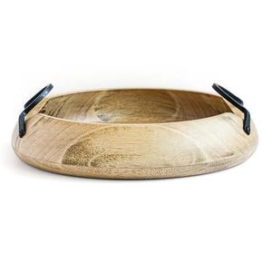 Wholesale Good Quality Custom Wood And Iron Farmhouse Style Serving Tray - Product Image 2