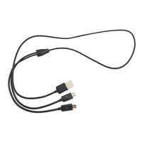 Câble Répartiteur Micro USB Double Port 6A Charge Rapide & Synchronisation des Données Compatible avec les Téléphones Android, Tablettes, PS4, Imprimantes