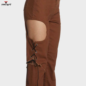 Alta calidad entrenamiento Joggers señoras gimnasio Jogger personalizado nueva llegada diseño personalizado mujeres acampanado sudor pantalón - Product Image 6