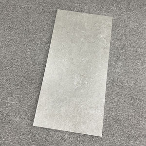 Carreaux en porcelaine mate 800x800 de luxe modernes style béton gris uni pour revêtement de sol mural intérieur pour villa centre commercial école - Product Image 2