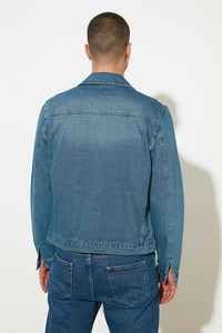 Veste en jean pour homme Street Wear à vendre en ligne, veste en jean de haute qualité et légère pour homme - Product Image 3