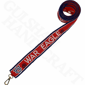 Correa de bolso con cuentas LSU Tigers hecha a mano, accesorio único de espíritu de equipo para bolsos de hombro y bandolera, perfecta para correas de día de juego - Product Image 4