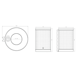 Contenitore per rifiuti -KIBO-, 45 litri, in acciaio - Product Image 1