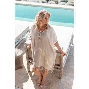 Elegante Vestido Poncho Fluido, Perfecto para Salidas Casuales, Vacaciones en la Playa y Uso Diario, Estilo Cómodo con Diseño Versátil - Product Image 3