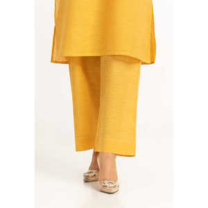 Pantalon décontracté large pour femme, taille mi-haute, en fil teint, avec fermeture élastique, respirant et imprimé animal Wgk-trs-dy-405 - Product Image 3