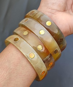 Design moderne de la meilleure qualité ensemble de bracelets en corne de buffle au prix de gros de l'Inde bijoux en corne de buffle mode artisanat en agate naturelle - Product Image 4