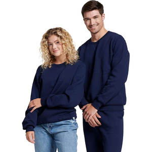 Adult US Size Cotton/Polyester Blend Crewneck <b>Sweatshirt</b> <b>Grey</b> - Product Image 4