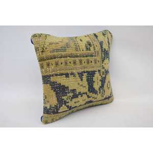 Vintage Pattern 12x12 Inch Beige Wool Kantha Mosaic Paisley Paneled Grape Patchwork <b>Pillow</b> Woven Technique - Product Image 2