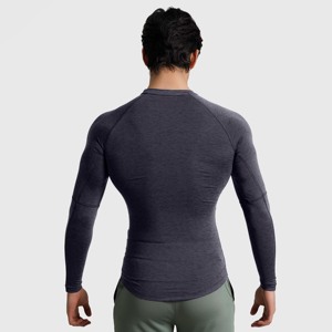 Sous-vêtement de compression à manches longues pour homme GA, couleur anthracite - Product Image 2