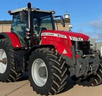 Tracteur agricole Massey Ferguson 5712 M 70HP 4 roues motrices avec cabine, tracteur utilitaire agricole pour travaux sur le terrain