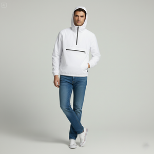 Chaqueta impermeable de 100% algodón con logotipo personalizado para hombre estilo deportivo americano de talla grande impermeable para caza de otoño al aire libre servicio OEM - Product Image 1