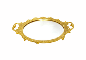 Meilleure vente plateau de service rond moderne fait à la main nouvel article finition peinte de Noël de l'Inde pour la décoration intérieure et le stockage - Product Image 2