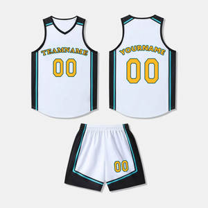Vêtements de basket-ball de haute qualité Ensemble de maillots à sublimation personnalisés Uniformes de basket-ball du fabricant à bas quantité minimale de commande - Product Image 4