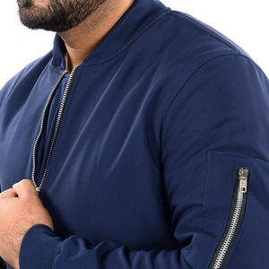 Premium Quality Windproof <b>Man</b> Bomber <b>Jacket</b> with Stand <b>Fur</b> Collar and Zipper Colorful Canvas Fabric 2025 - Product Image 5