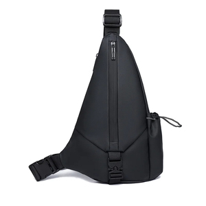 Bolso de Pecho Minimalista para Hombre, de Nailon, con Cierre de Cremallera, Impermeable, para Uso Diario, para Todas las Estaciones, Bolso de Hombro - Product Image 1