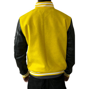 Chaquetas de lana universitarias para hombre más vendidas, chaquetas universitarias con logotipo personalizado, talla grande, tela de invierno, letras Versity para estudiantes - Product Image 3