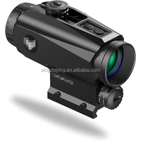 Lunette de chasse SWFOX d'origine 3x30 avec illumination de point rouge, grossissement 4x, viseur central, télescope en aluminium
