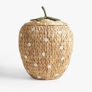 Water Hyacinth and Paper <b>Rope</b> <b>Storage</b> <b>Basket</b> Handmade <b>Storage</b> <b>Basket</b> Wholesale eco-friendly Made in Vietnam - Product Image 1