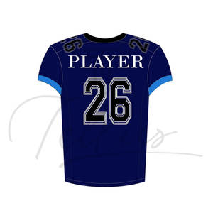 Meilleurs maillots de football américain tendance, grande taille, en spandex/polyester, manches courtes, vêtements de sport - Product Image 6